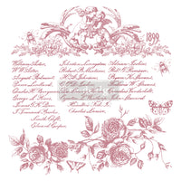 Thumbnail for FLORAL SCRIPT  – 12×12 CLEAR CLING REDESIGN DECOR CLEAR-CLING STAMPS –