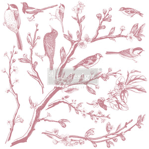 SPRINGTIME   – 12×12 CLEAR CLING REDESIGN DECOR CLEAR-CLING STAMPS –