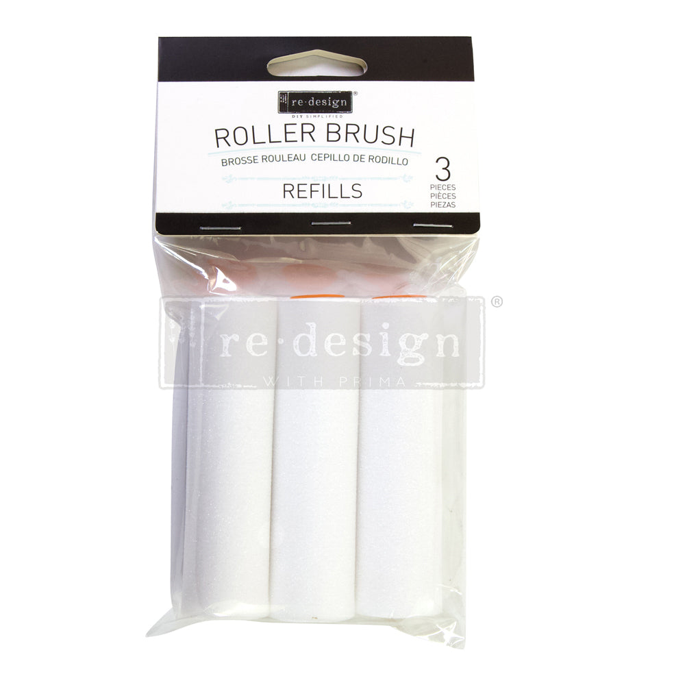 Redesign Roller Brush Refills set of 3 4" x 1"