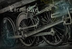Locomotive 20" x 30" Roycycled Treasures Decoupage Tissue Papers -