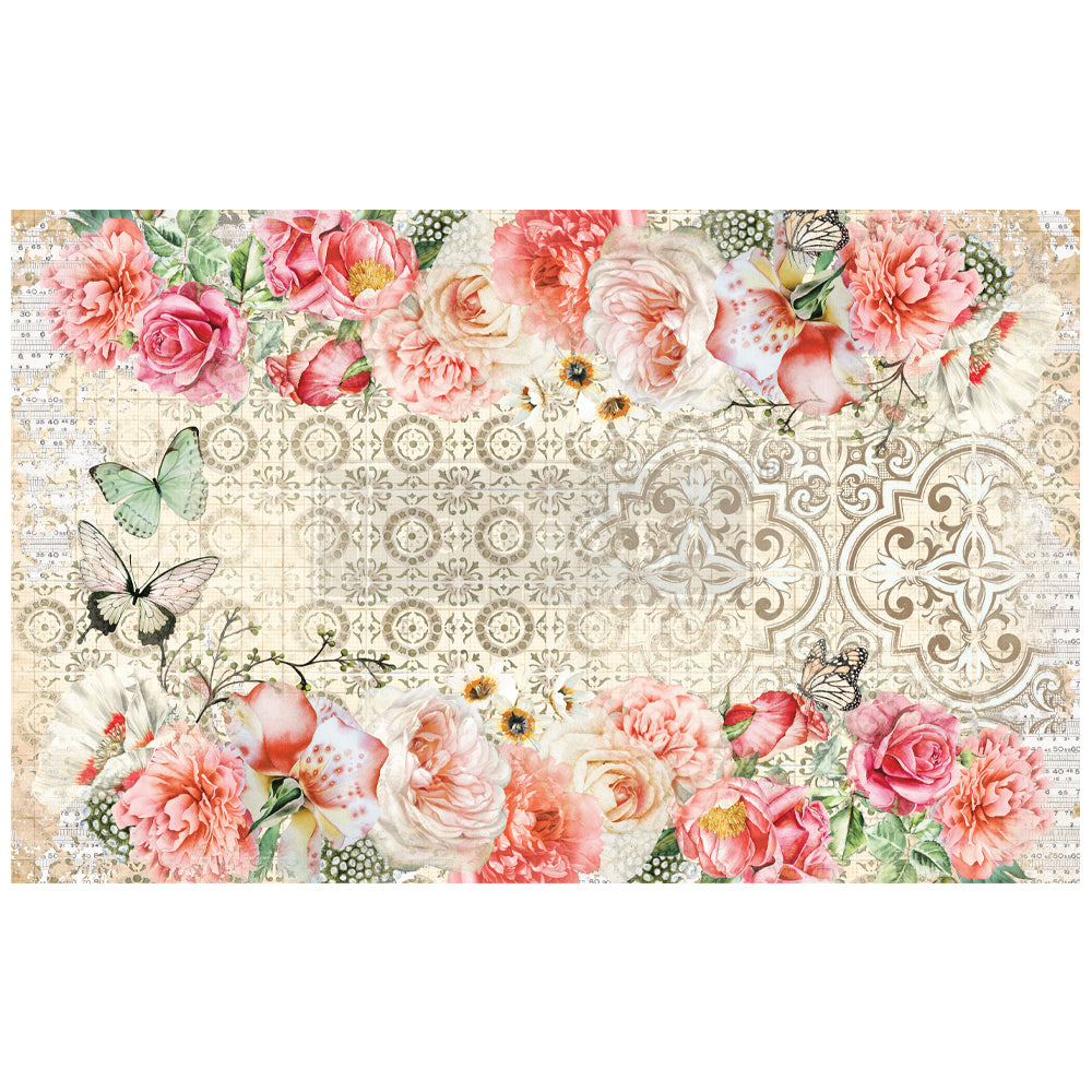 LIVING CORAL  - Decoupage Decor Tissue - Redesign With Prima