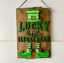 Load image into Gallery viewer, Lucky Leprechaun Sign -  In - Person Workshop or Take Home Kit
