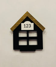 Load image into Gallery viewer, Interchangeable Mini Houses Shelf Sitter Customized - See full ordering instuctions at bottom
