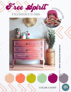 Free Spirit by Crys’dawna - Bella Renovare - Clay and Chalk Paint - Daydream Apothecary Paint