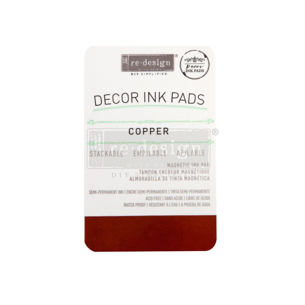 REDESIGN DECOR INK PAD – COPPER – MAGNETIC INK PAD