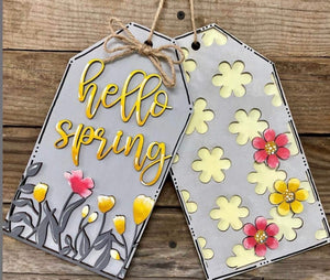 Spring Decor Tags -  In - Person Workshop or Take Home Kit