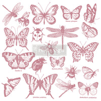 Thumbnail for MONARCH COLLECTION  – 12×12 CLEAR CLING REDESIGN DECOR CLEAR-CLING STAMPS –
