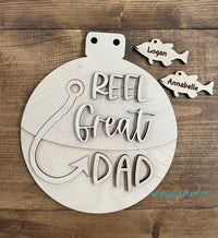 Thumbnail for Reel Great Dad Sign Craft Kit