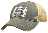 Thumbnail for Welcome To The Shit Show Distressed Trucker Cap