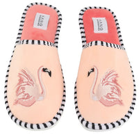 Thumbnail for Flamingo Foldable Slippers & Pouch Set