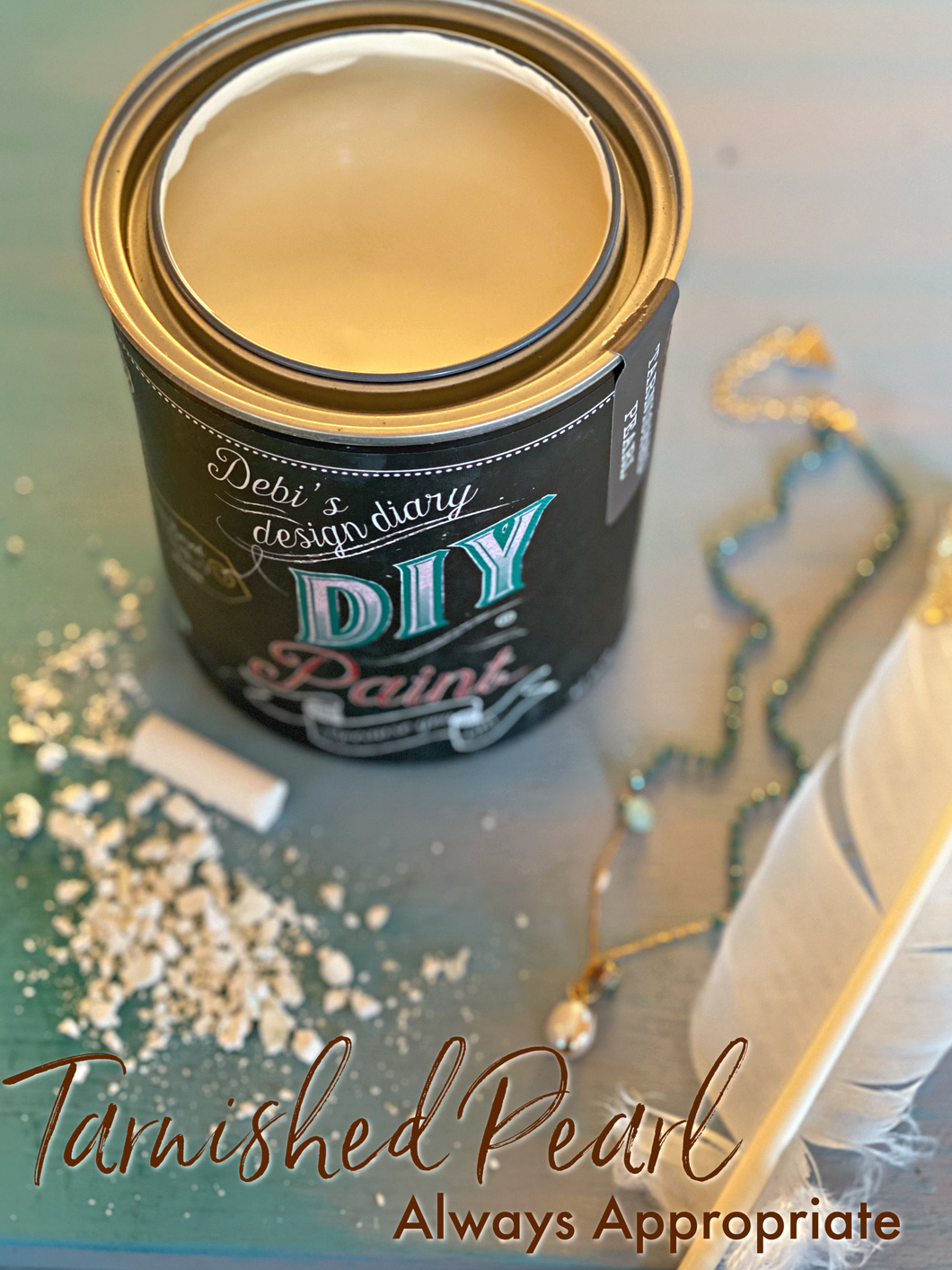 Tarnished Pearl DIY Paint by Debi's Design Diary