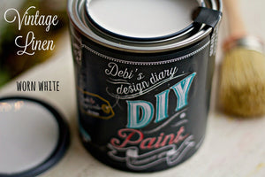 Vintage Linen DIY Paint by Debi's Design Diary